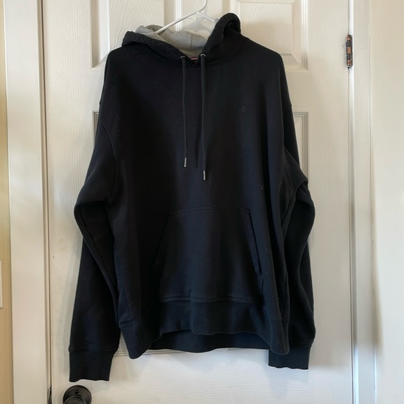 Champion black hoodie large - Picture 1 of 7